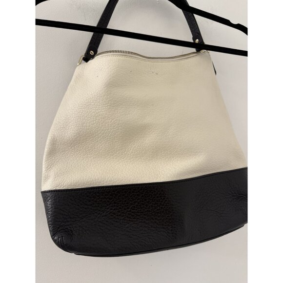 Kate Spade Women's Black and Cream Bay Street Lexie Bucket bag Minimalist - Picture 5 of 7